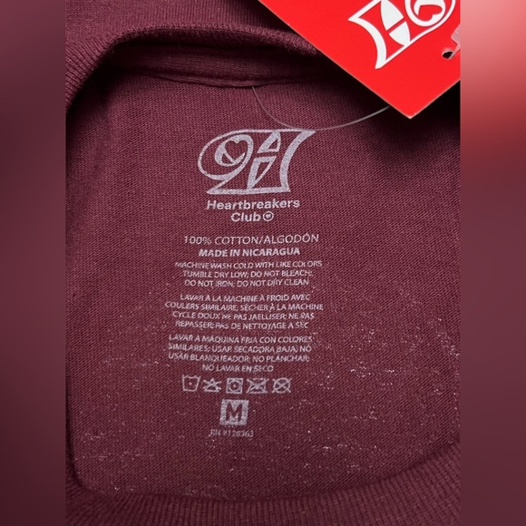 🆕Primitive x Heart Breaker’s Club Maroon Eternal Men’s Tee size Medium NWT - Picture 6 of 8
